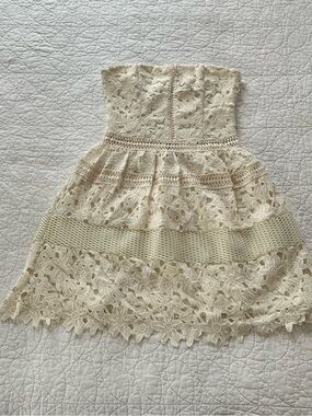 romeo and juliet couture white lace dress Mid-length dress